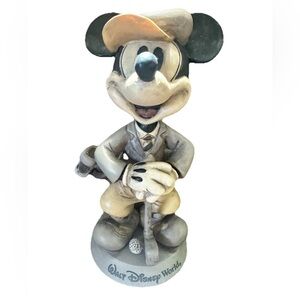 Mickey Mouse Golf Figure Walt Disney World Golf‎ BOBBLE HEAD Golfer 8"